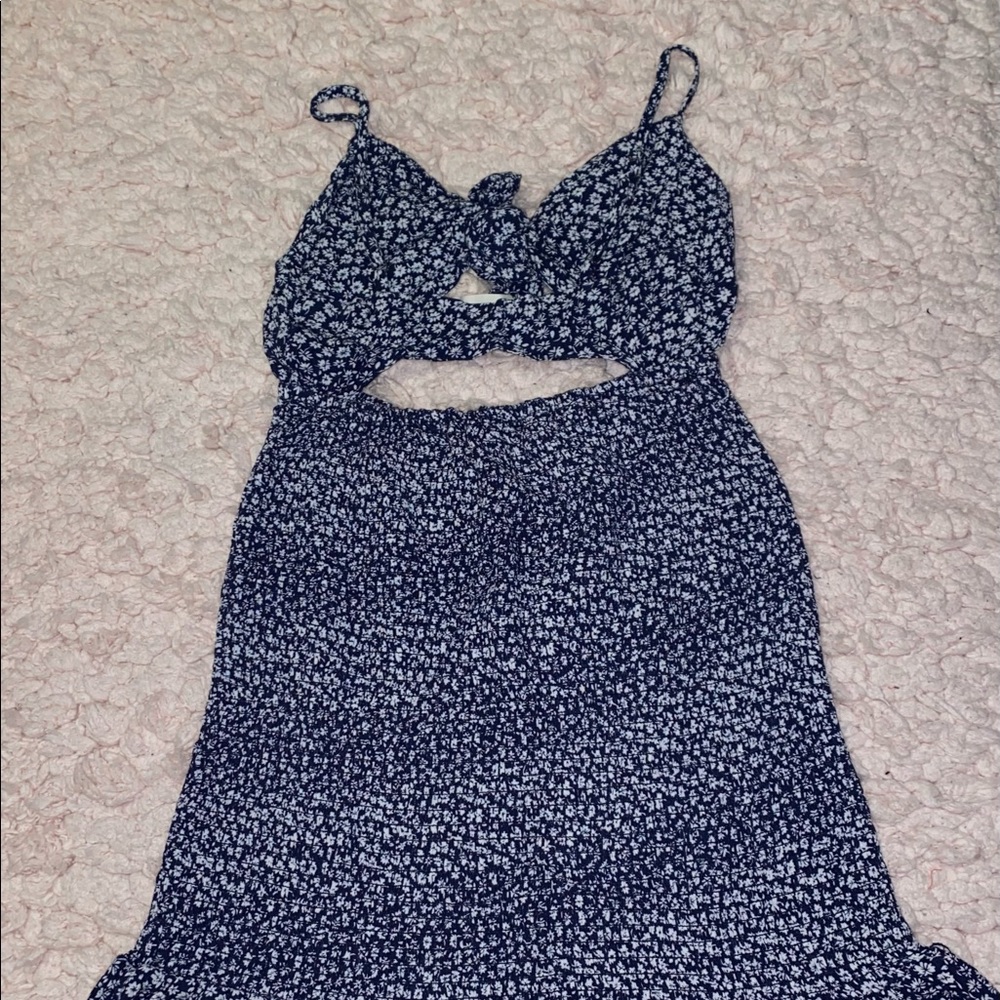summer floral mini dress